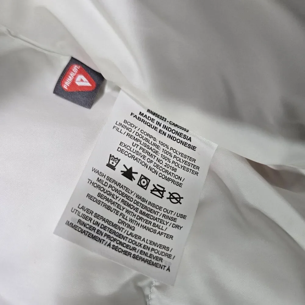 Nike Bold School Primaloft Storm Fit Puffer Jacket White Mens XL FZ2288-133